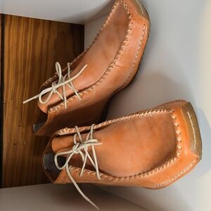 GBX Rustic Orange Leather Chukka Boot Size 14